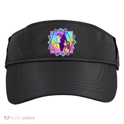 Mythical Reaper Colorful Unicorn Adult Drive Performance Visor