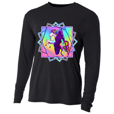 Mythical Reaper Colorful Unicorn Cooling Performance Long Sleeve Crew