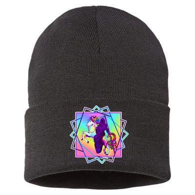 Mythical Reaper Colorful Unicorn Sustainable Knit Beanie