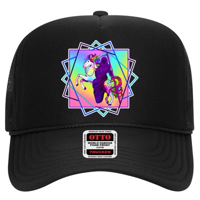 Mythical Reaper Colorful Unicorn Trucker Hat