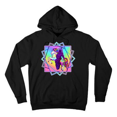 Mythical Reaper Colorful Unicorn Tall Hoodie