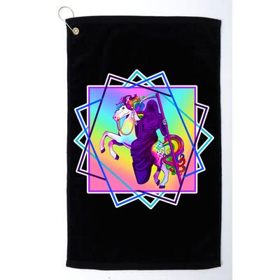 Mythical Reaper Colorful Unicorn Golf Towel