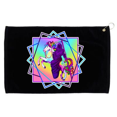 Mythical Reaper Colorful Unicorn Grommeted Golf Towel