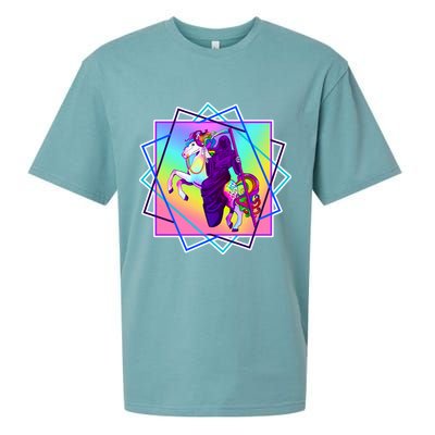 Mythical Reaper Colorful Unicorn Sueded Cloud Jersey T-Shirt