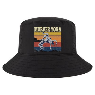 Murder Yoga Wrestling Fight Jui Jitsu Vintage Funny Gift Cool Comfort Performance Bucket Hat