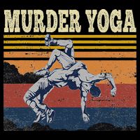 Murder Yoga Wrestling Fight Jui Jitsu Vintage Funny Gift Kids Hoodie