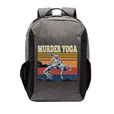 Murder Yoga Wrestling Fight Jui Jitsu Vintage Funny Gift Vector Backpack