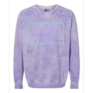 Masturbate Your Way To Success Colorblast Crewneck Sweatshirt