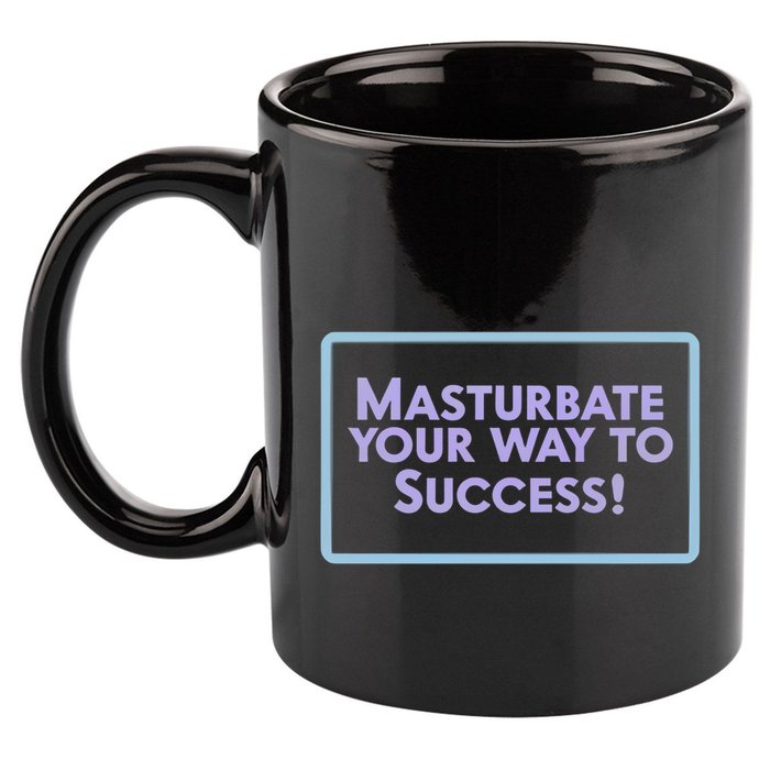 Masturbate Your Way To Success 11oz C Handle Ceramic Mug