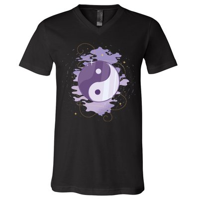 Mystic Yin Yang V-Neck T-Shirt