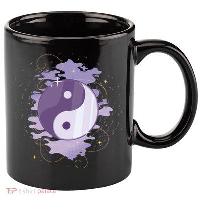 Mystic Yin Yang 11oz C Handle Ceramic Mug
