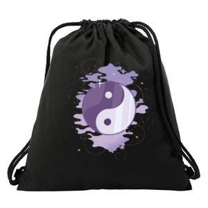 Mystic Yin Yang Drawstring Bag