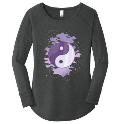 Mystic Yin Yang Women's Perfect Tri Tunic Long Sleeve Shirt
