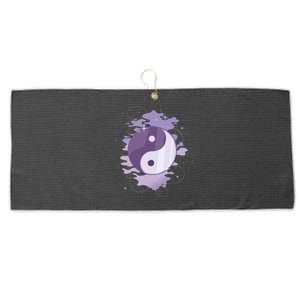 Mystic Yin Yang Large Microfiber Waffle Golf Towel