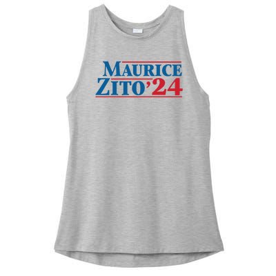 Maurice Zito 24 Ladies PosiCharge Tri-Blend Wicking Tank