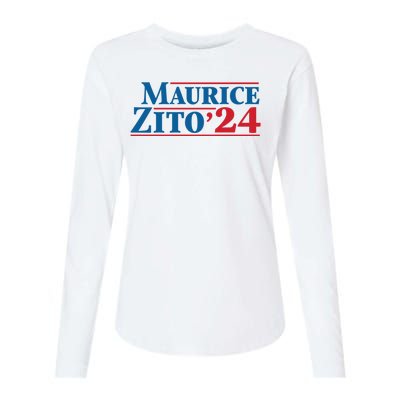 Maurice Zito 24 Womens Cotton Relaxed Long Sleeve T-Shirt