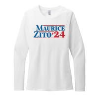 Maurice Zito 24 Womens CVC Long Sleeve Shirt