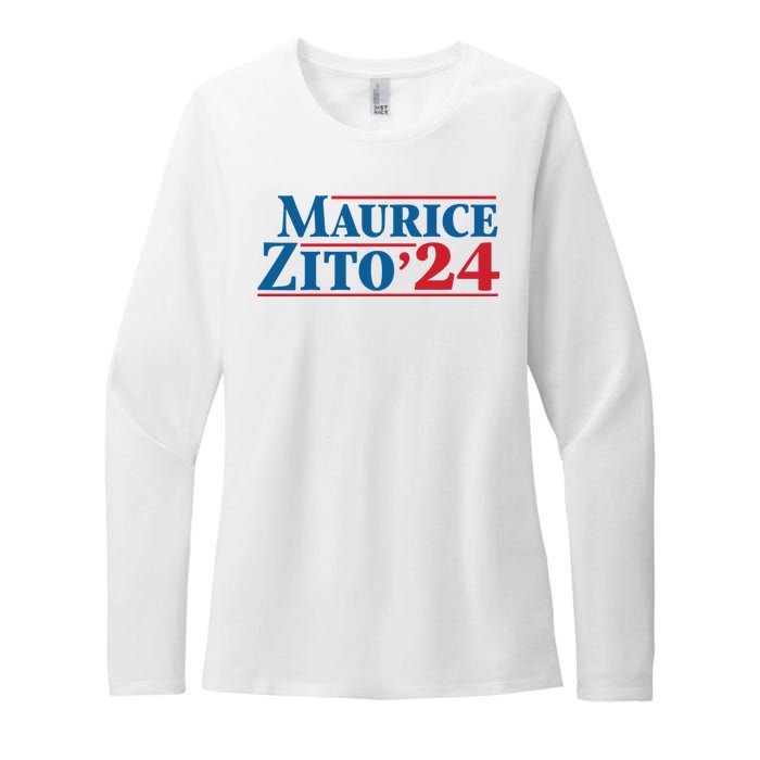 Maurice Zito 24 Womens CVC Long Sleeve Shirt