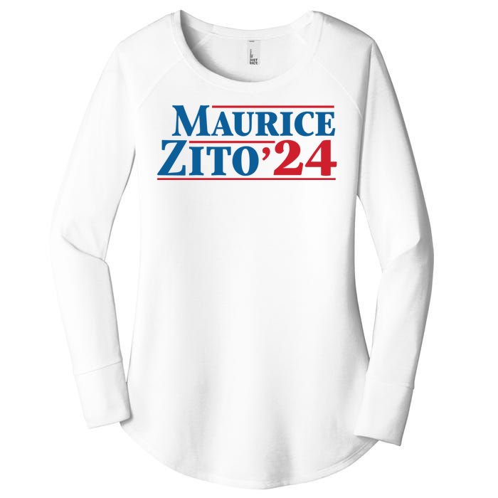 Maurice Zito 24 Women's Perfect Tri Tunic Long Sleeve Shirt