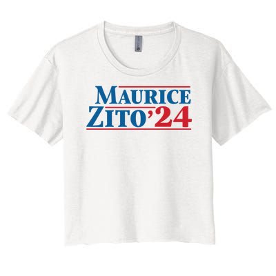 Maurice Zito 24 Women's Crop Top Tee