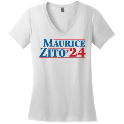 Maurice Zito 24 Women's V-Neck T-Shirt