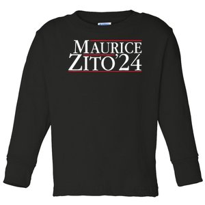 Maurice Zito 24 Toddler Long Sleeve Shirt