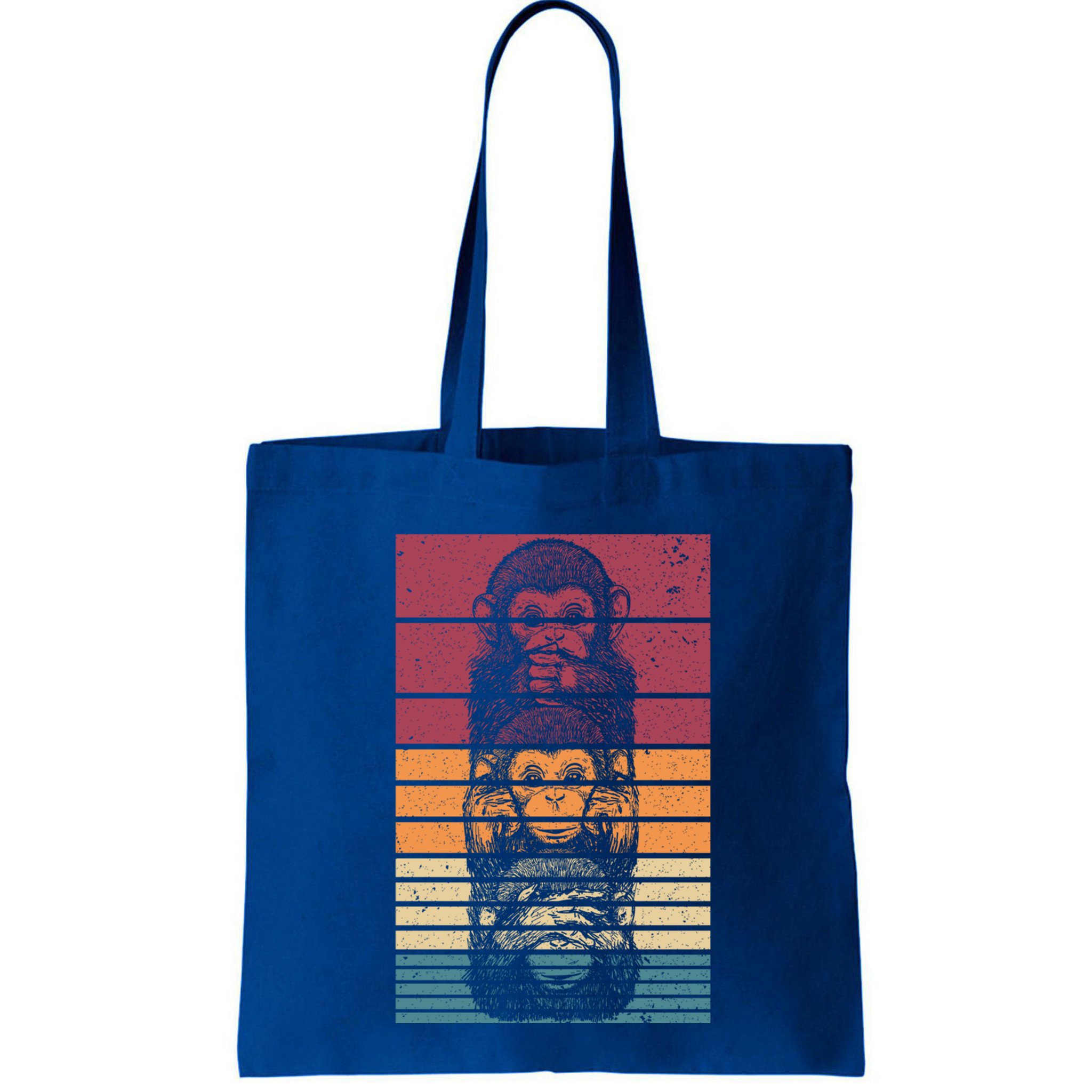 Monkey Zoo Animal Banana Retro Monkey Gift Bag
