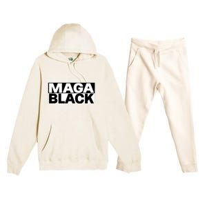 Magablack Zeek Arkham Wearing Maga Black Premium Hooded Sweatsuit Set