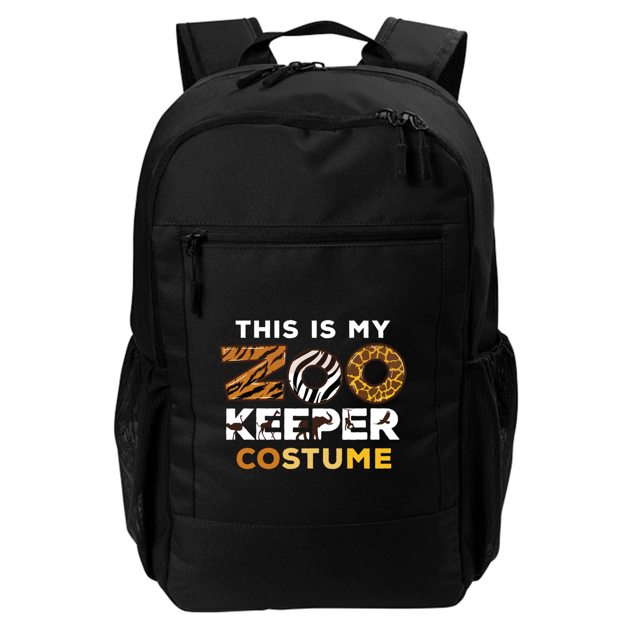 My Zookeeper Costume African Savanna Animal Print Gift Backpack