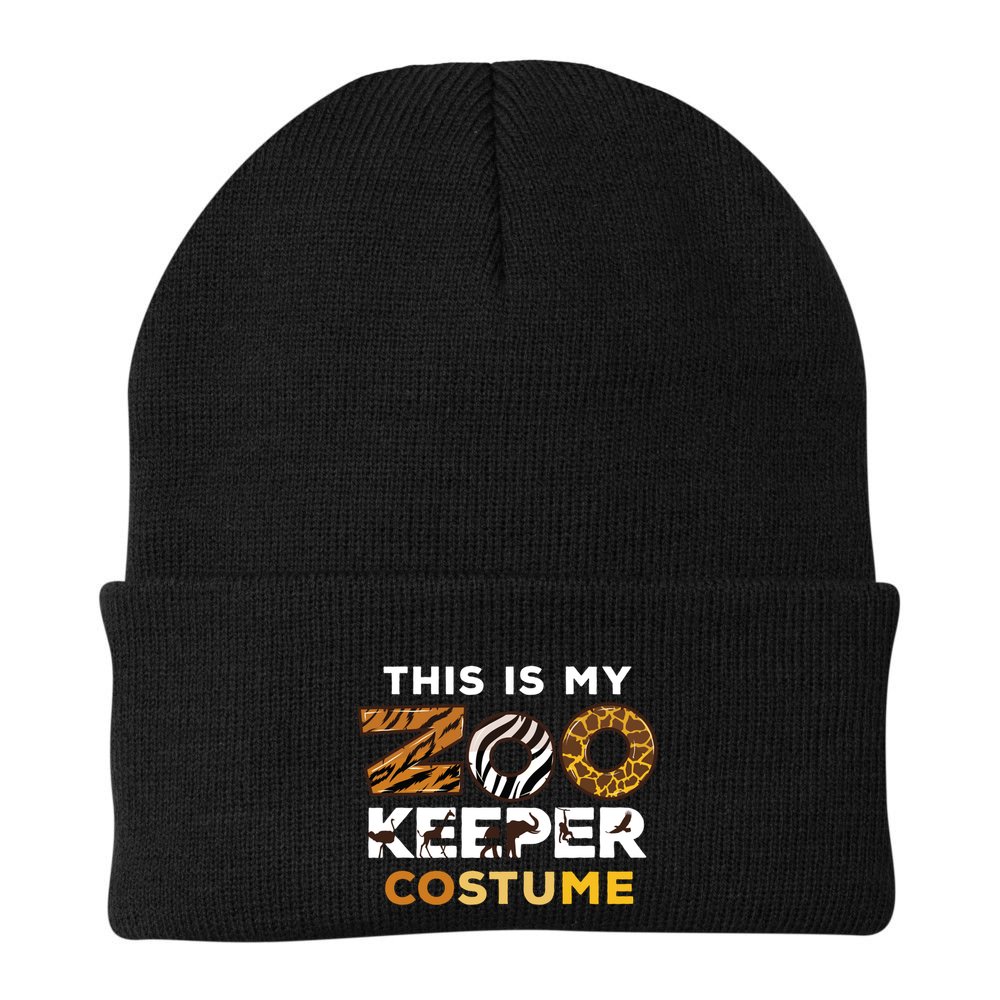 My Zookeeper Costume African Savanna Animal Print Gift Beanie