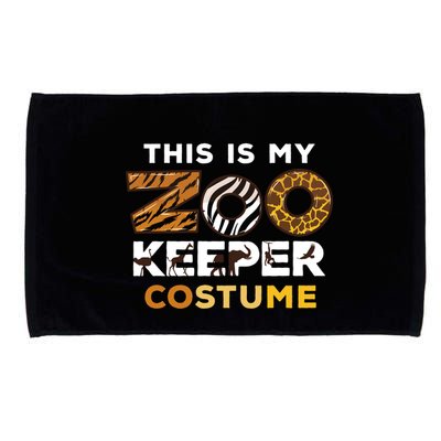 My Zookeeper Costume African Savanna Animal Print Gift Microfiber Hand Towel