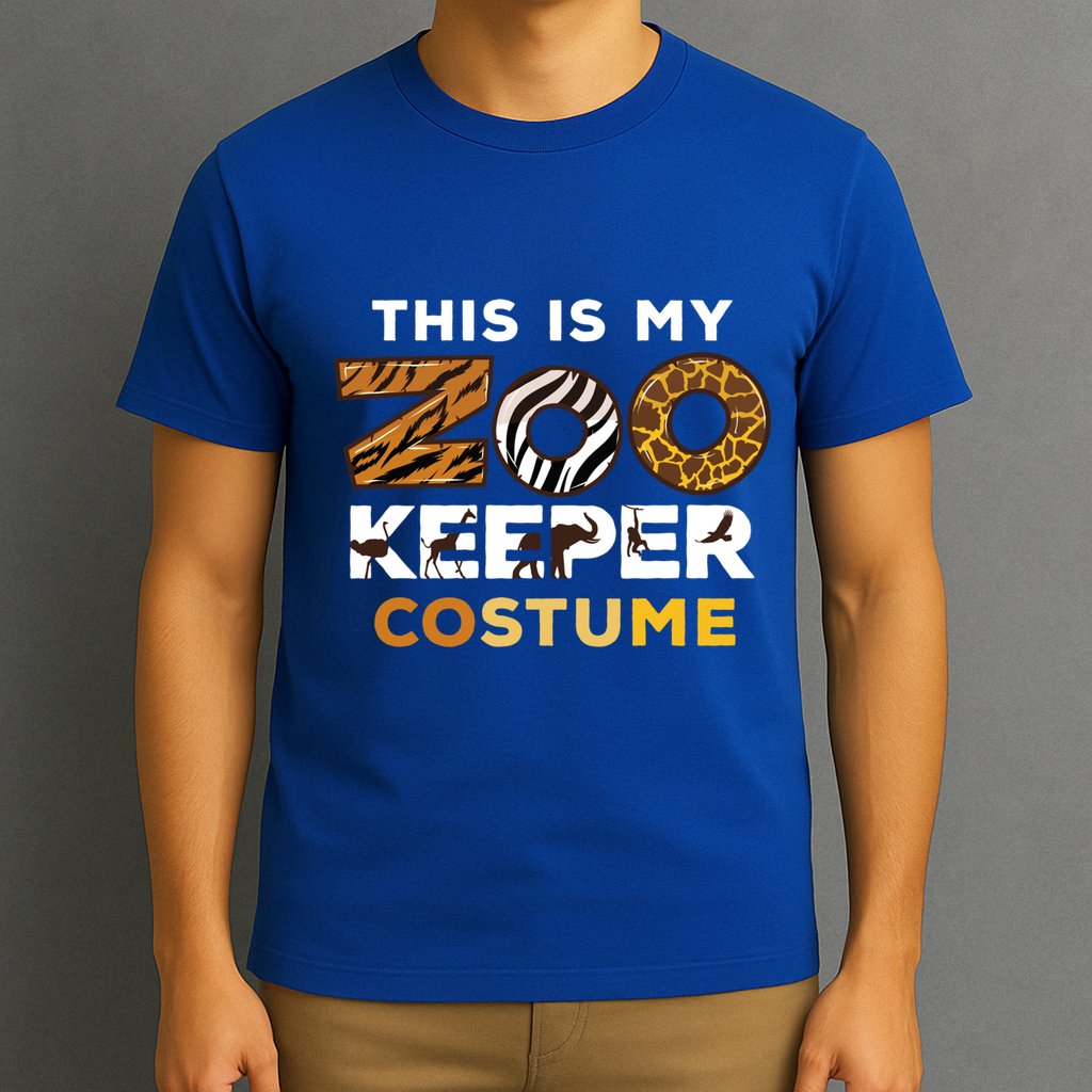 My Zookeeper Costume African Savanna Animal Print Gift T-Shirt