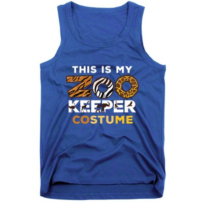 My Zookeeper Costume African Savanna Animal Print Gift Tank Top