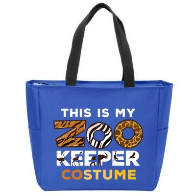 My Zookeeper Costume African Savanna Animal Print Gift Zip Tote Bag