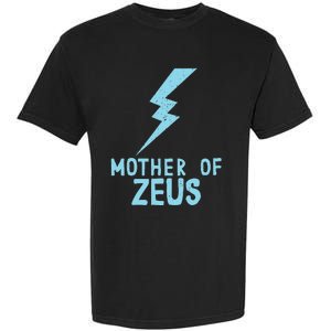 Mom Zeus God Greek Mythology Thunder Bolt Graphic Garment-Dyed Heavyweight T-Shirt