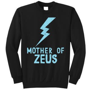 Mom Zeus God Greek Mythology Thunder Bolt Graphic Sweatshirt