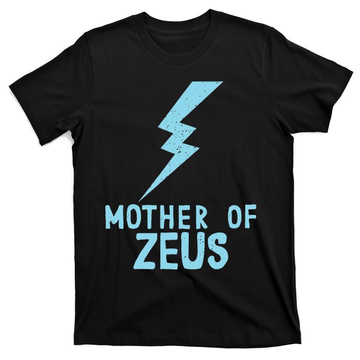 Mom Zeus God Greek Mythology Thunder Bolt Graphic T-Shirt