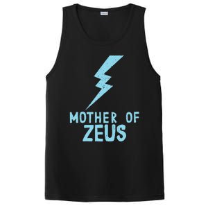 Mom Zeus God Greek Mythology Thunder Bolt Graphic PosiCharge Competitor Tank