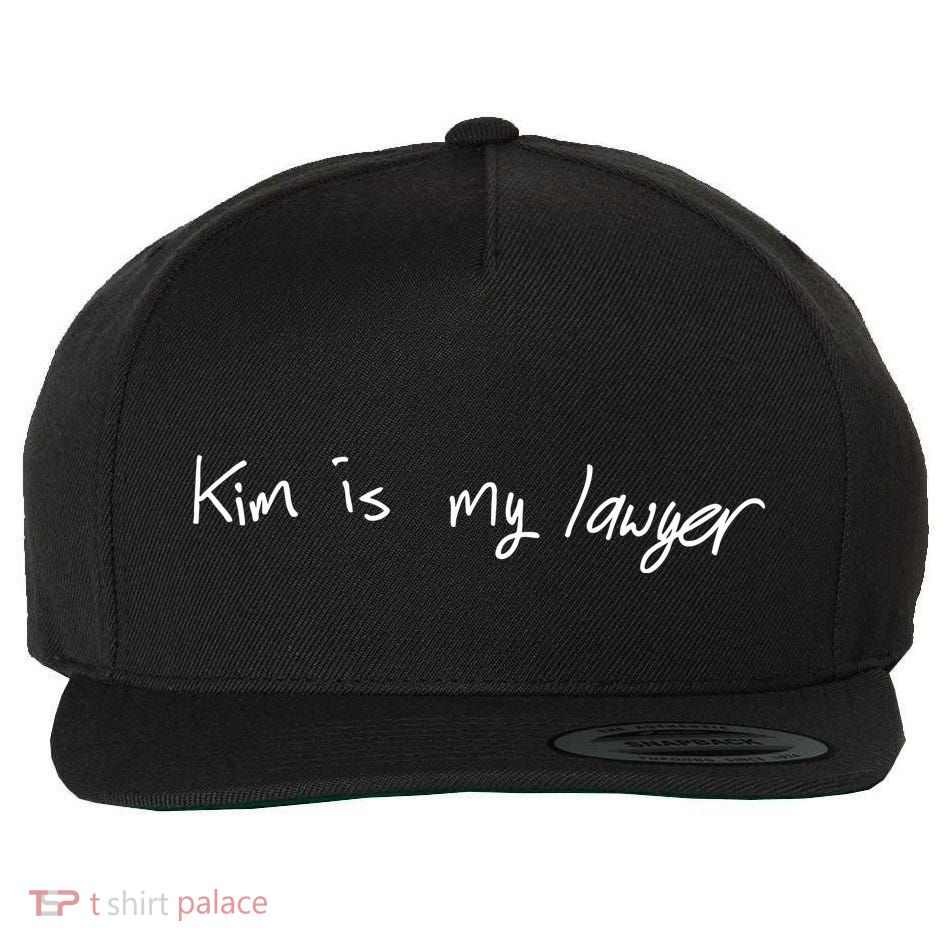 Mark Zuckerberg Kim Is My Lawyer Wool Snapback Cap