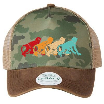 Monkey Zoo Keeper Animal Lover Gift Monkey Legacy Tie Dye Trucker Hat