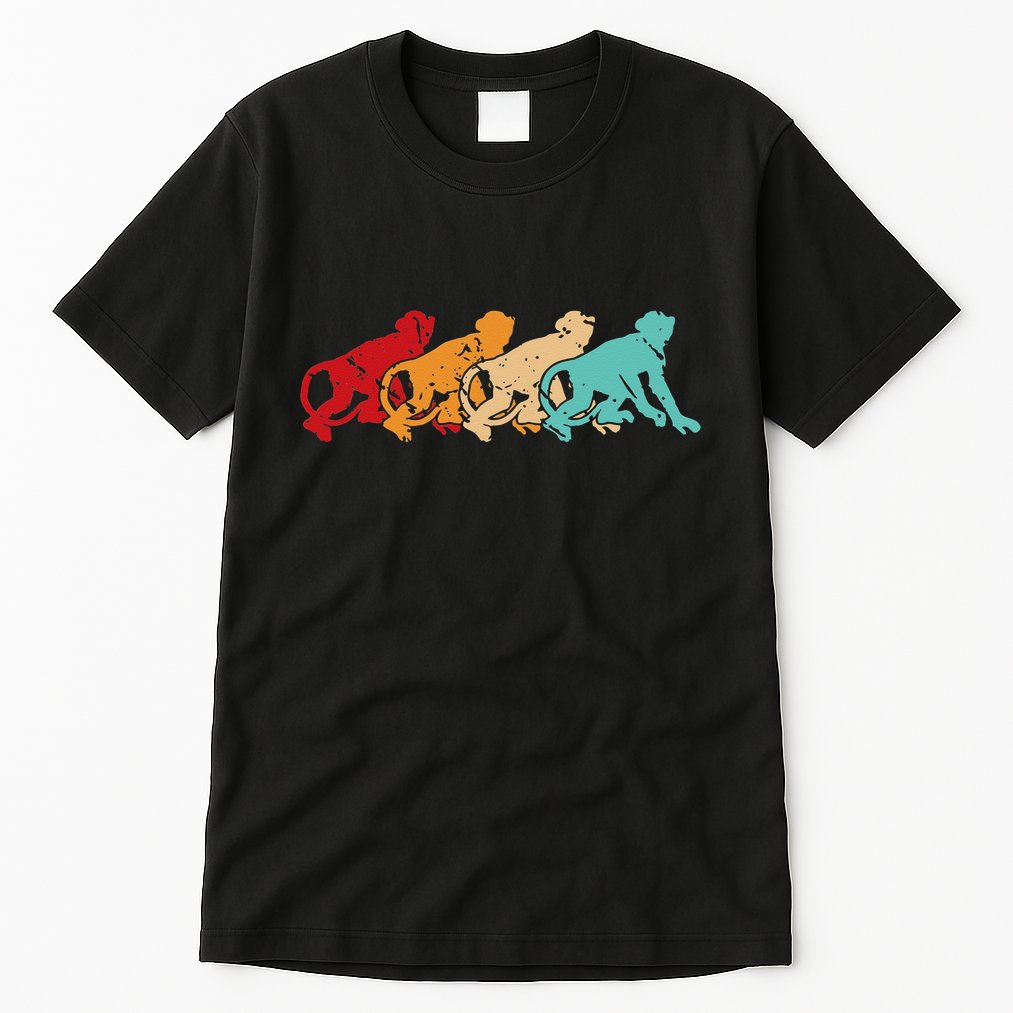 Monkey Zoo Keeper Animal Lover Gift Monkey Tall T-Shirt