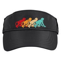 Monkey Zoo Keeper Animal Lover Gift Monkey Adult Drive Performance Visor