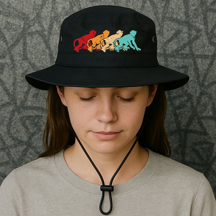 Monkey Zoo Keeper Animal Lover Gift Monkey Bucket Hat
