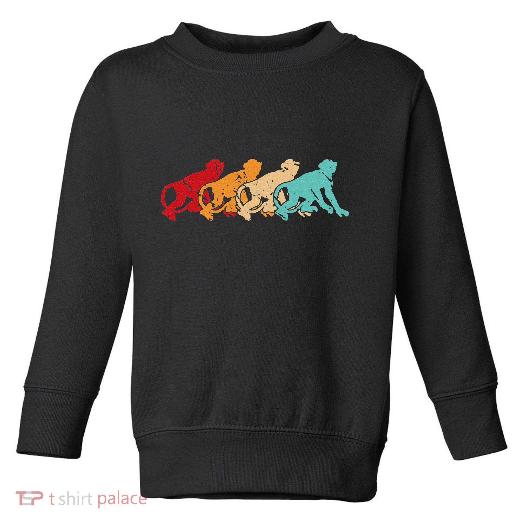 Monkey Zoo Keeper Animal Lover Gift Monkey Toddler Sweatshirt