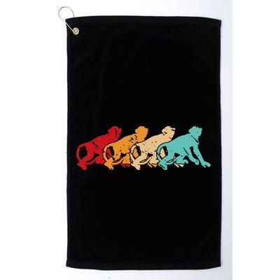 Monkey Zoo Keeper Animal Lover Gift Monkey Golf Towel