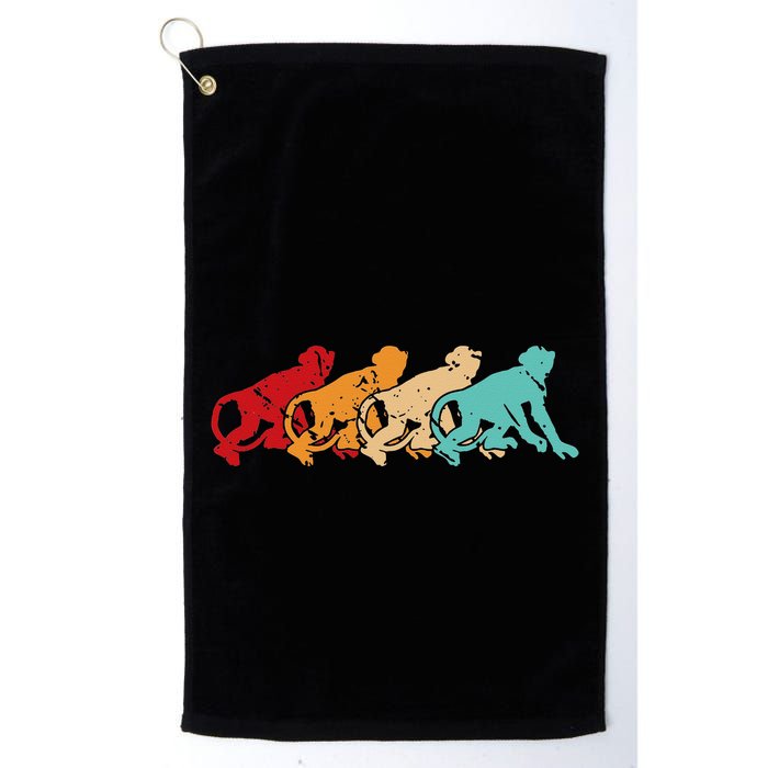 Monkey Zoo Keeper Animal Lover Gift Monkey Golf Towel