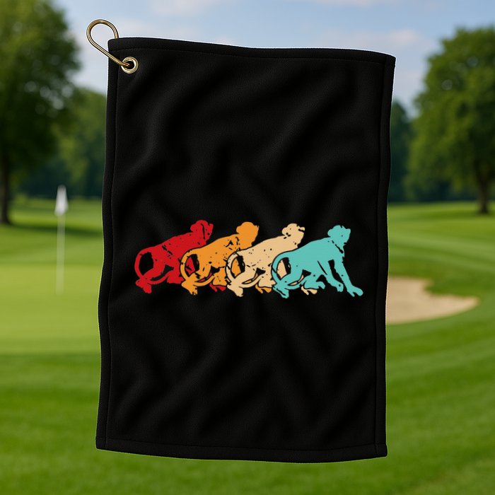 Monkey Zoo Keeper Animal Lover Gift Monkey Golf Towel