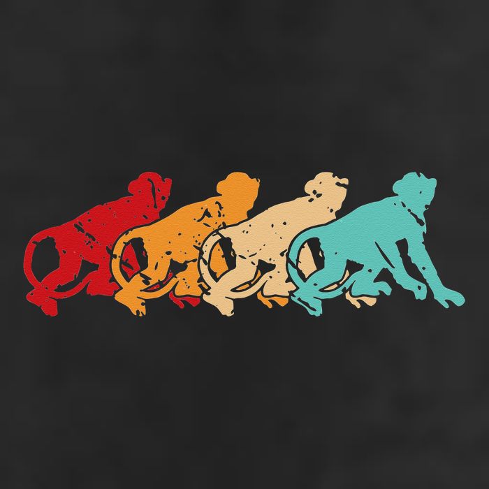Monkey Zoo Keeper Animal Lover Gift Monkey Golf Towel