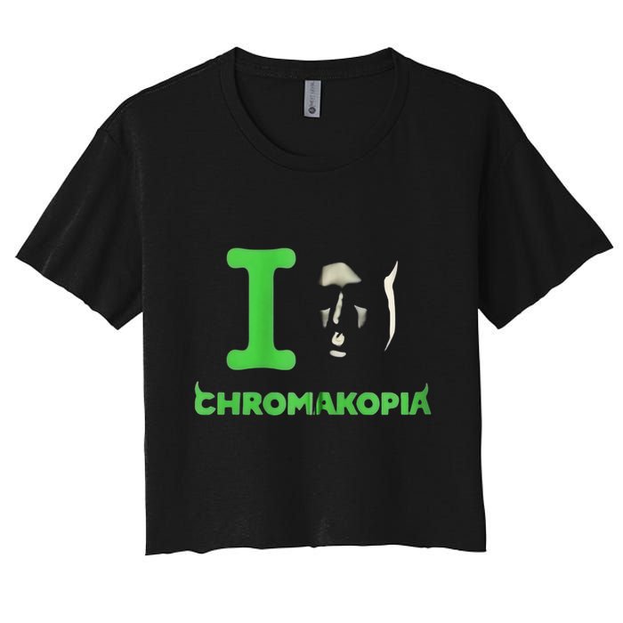 Mask Zip Women's Crop Top Tee