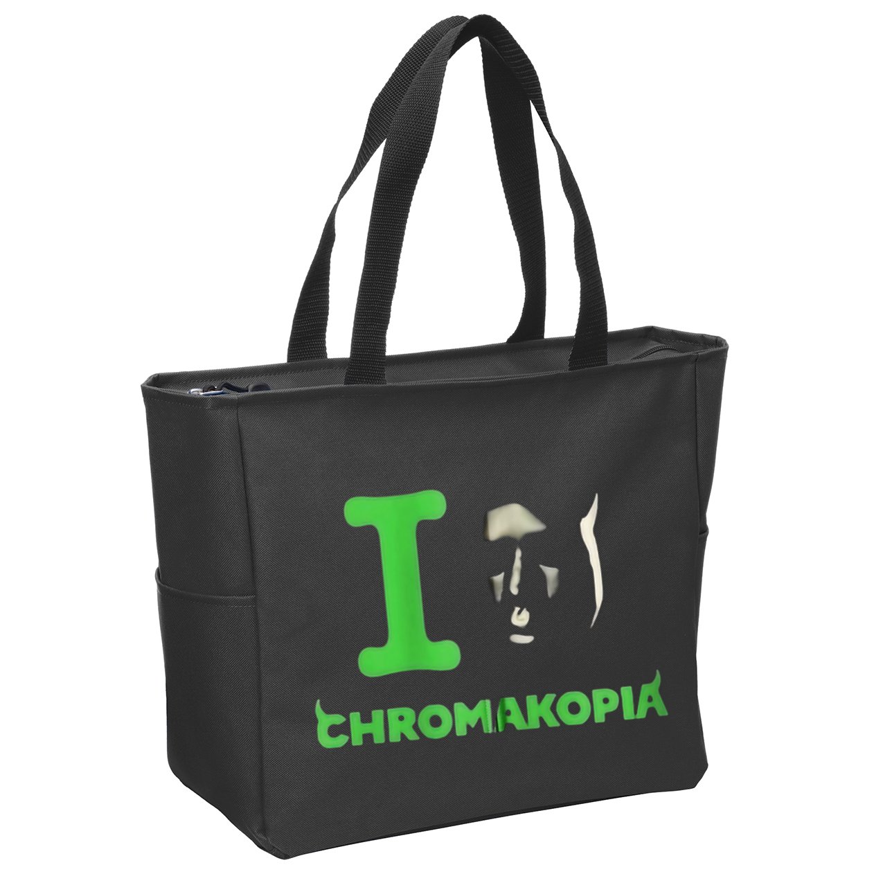 Mask Zip Zip Tote Bag